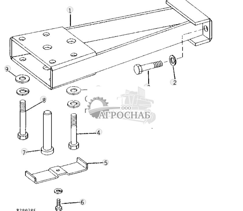 Drawbar Front Support 